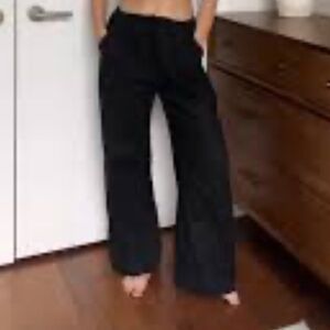 Kana Beach Women’s Pants Wide leg cargo Y2K Pockets Biological Cotton Hemp sz 30